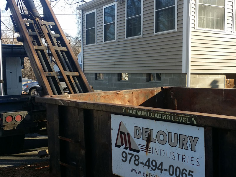 Billerica Dumpster rental: 15 yard basement clean-out