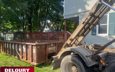 Deloury Dumpster Rental | Lowell MA | 20 yard 3 ton used for household clean out