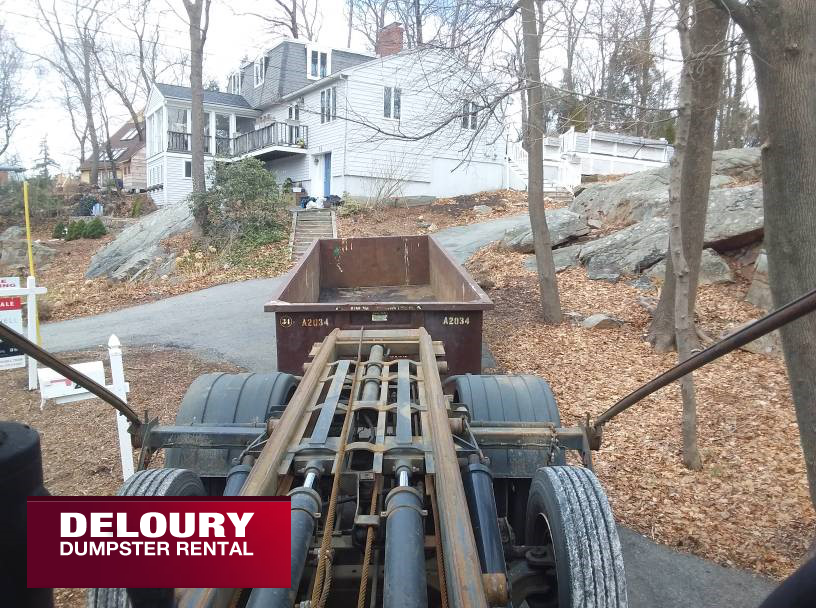 20 yard dumpster rental to dispose of house and shed cleanout in Beverly MA