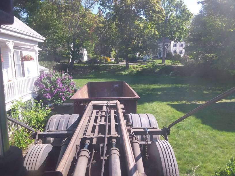 20 yard dumpster rental for house hold clean-up in Amesbury MA