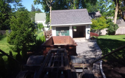 20 yard dumpster rental for a kitchen renovation in Belmont MA