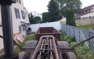 Delivery of a 20 Yard Dumpster for Spring Clean out in Saugus, MA