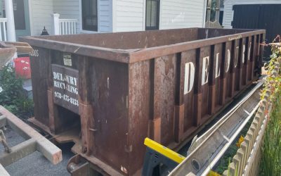 20 yard dumpster rental for construction project in Newburyport, MA
