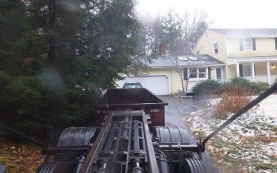 20 yard dumpster rental delivered to Andover, MA