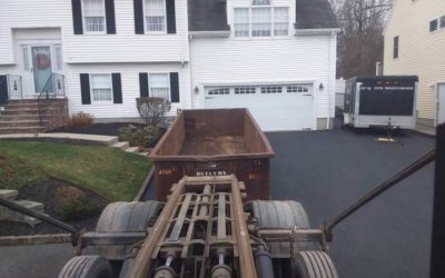 A roofing job in Lynn, MA, the contractor ordered a 20 yard 4 ton dumpster.