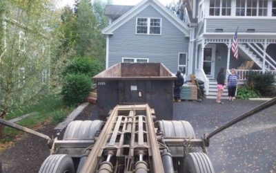 30 yard 5 ton dumpster used for roofing and siding materials in Reading, MA