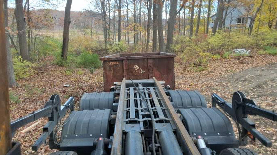 30 yard dumpster rental delivered to Ipswich, MA for a house clean-out.