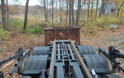30 yard dumpster rental delivered to Ipswich, MA for a house clean-out.