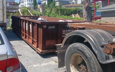 20-Yard Dumpster Rental Pickup in Lawrence, MA